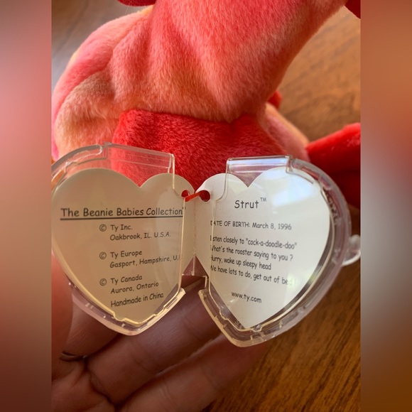 Original VINTAGE 1996 Strut Ty Beanie Baby - Picture 6 of 6